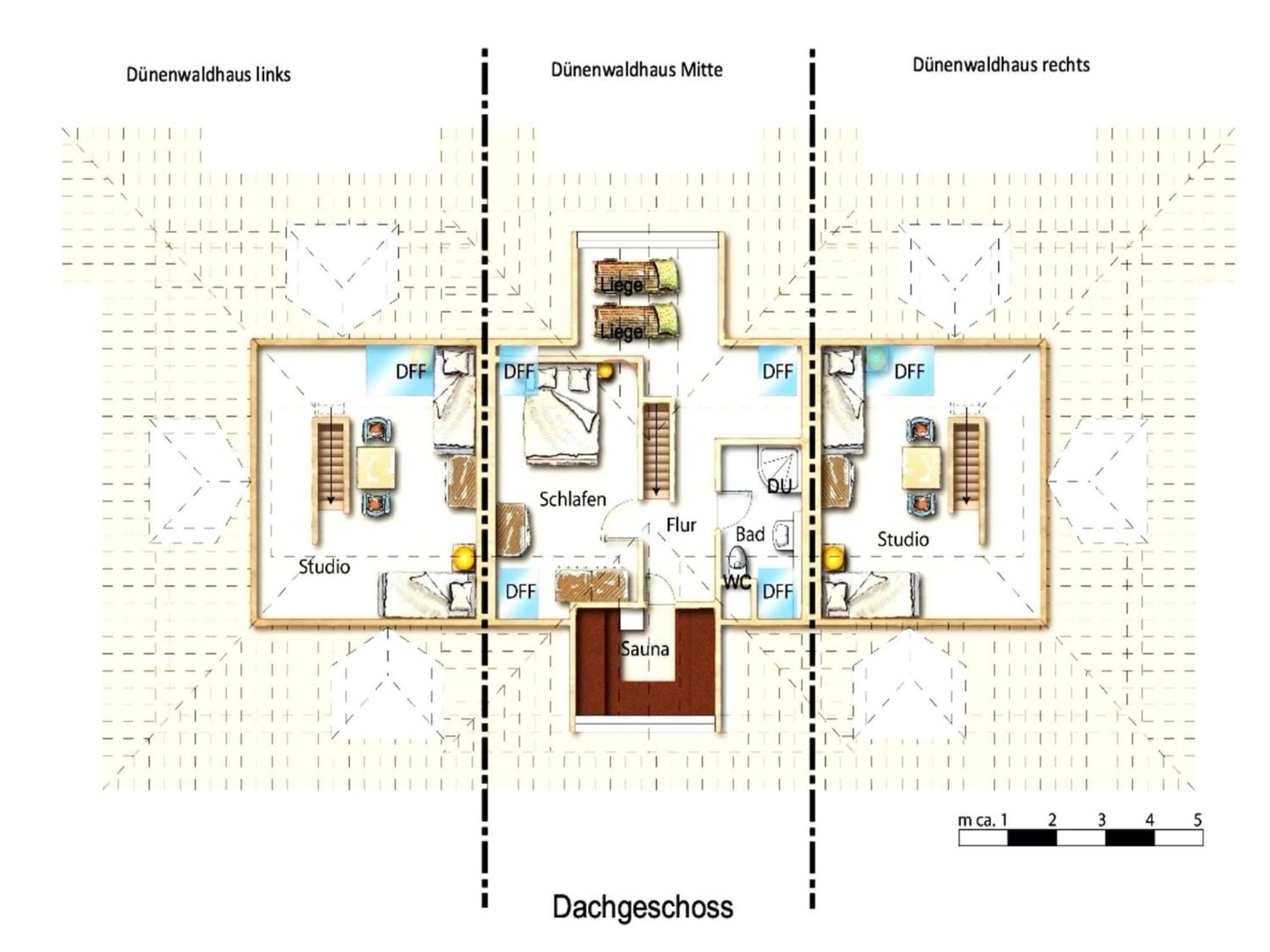 Апартаменты Reihenhaus Duenenwaldhaus Mitte In Трассенхайде Экстерьер фото